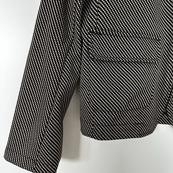 Max Studio Knit Textured Zip Up Jacket - Picture 6 of 6